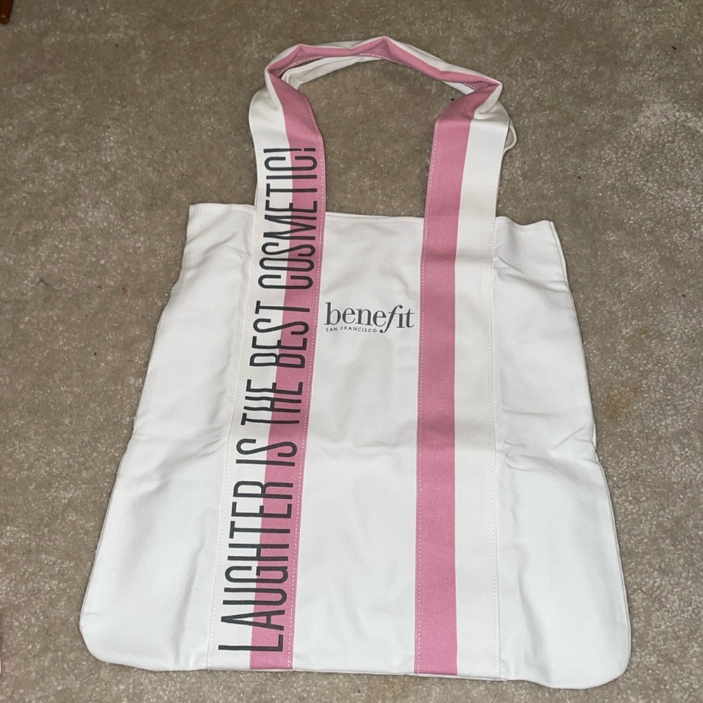Benefit cosmetics tote bag